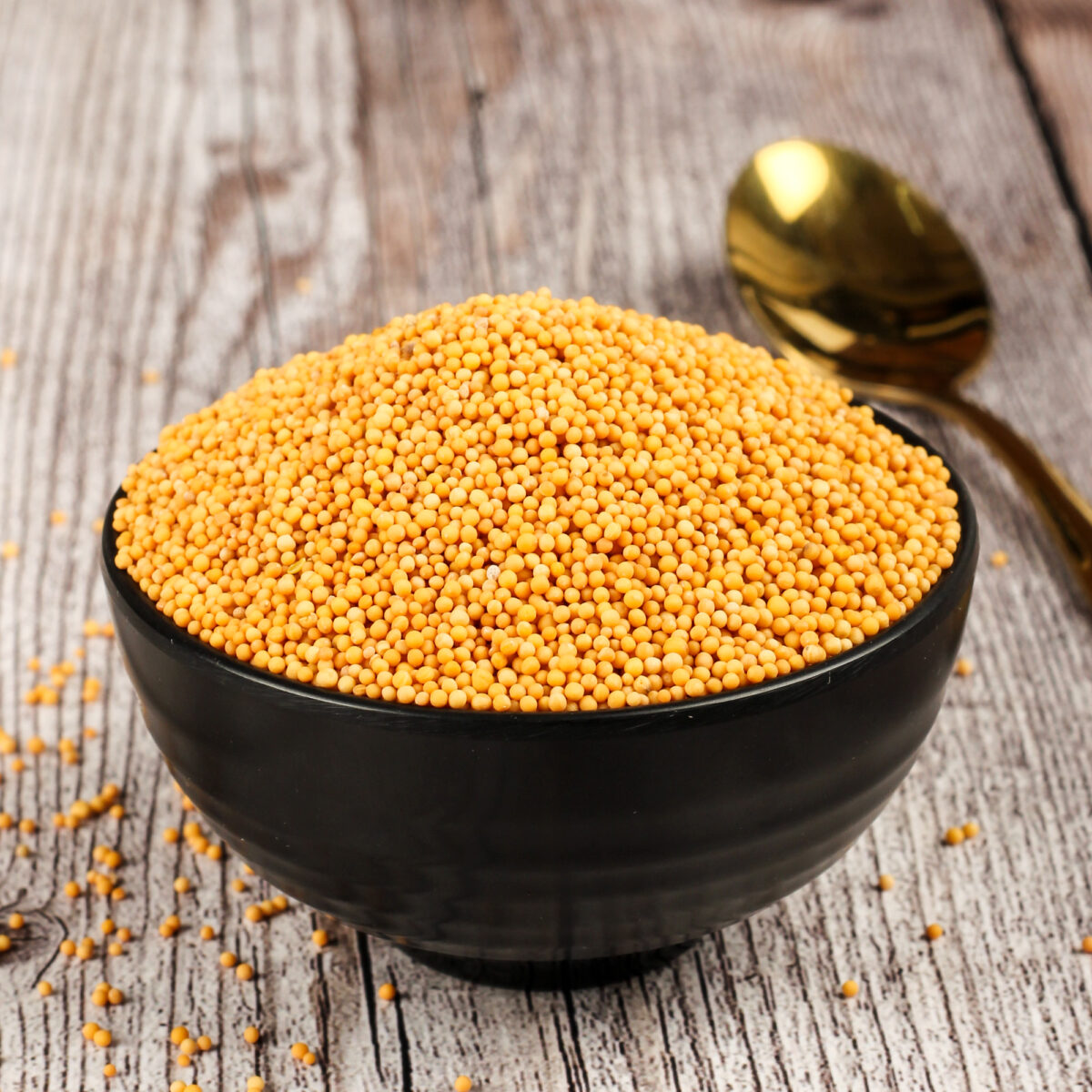 yellow mustard seeds